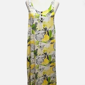 KAKTUS Dress Size M Summer Floral Tropical print.